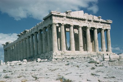 El Partenón, construido 447 a.C.-432 a.C. de Callicrates and Ictinus